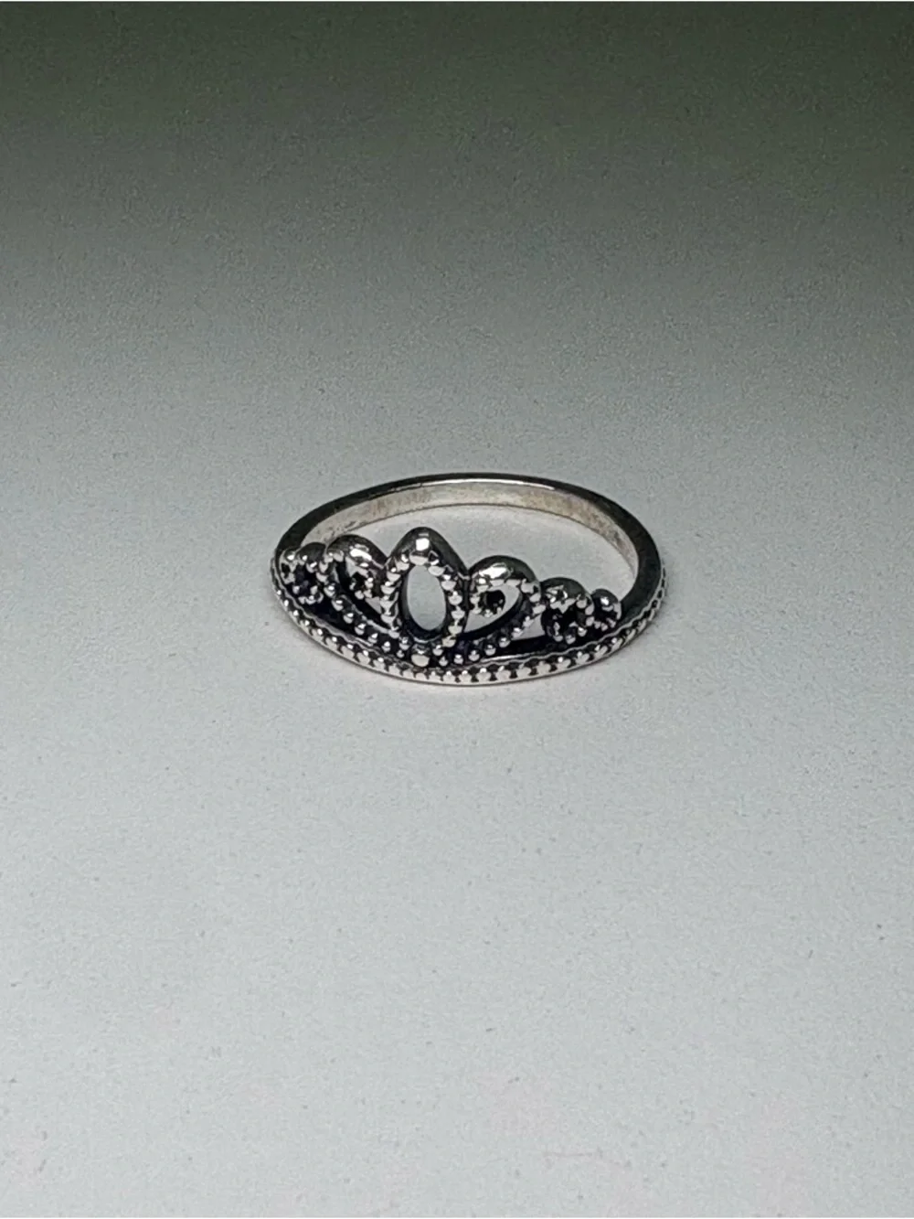 James Avery Retired Beaded Tiara Ring Size 9.5